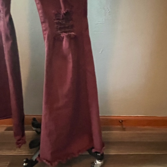 Altered State Flare High Waist Distressed Jeans Size 26 Small - Picture 4 of 7